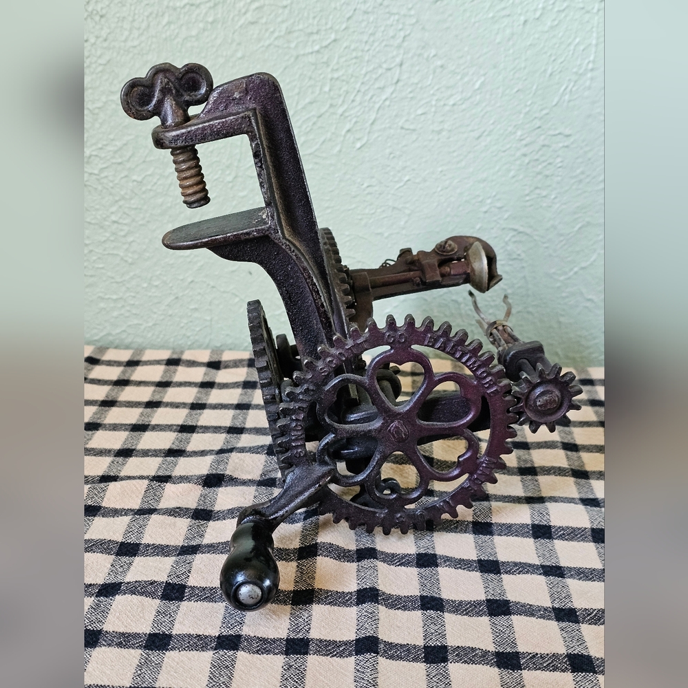 Vintage Apple Peeler Corer SINCLAIR SCOTT COMPANY Baltimore Cast Iron